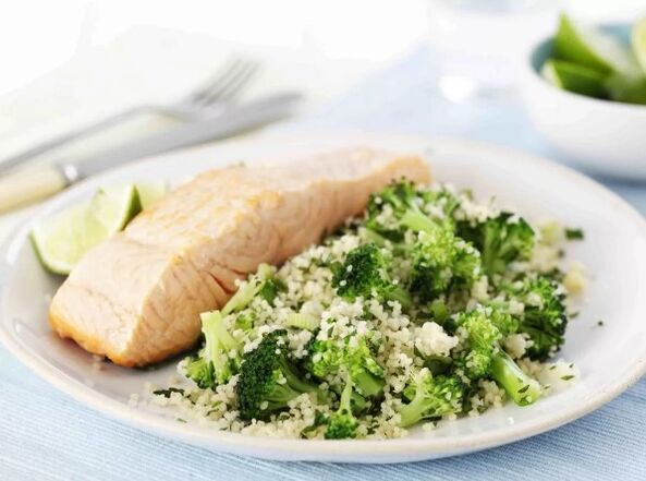 Broccoli fish