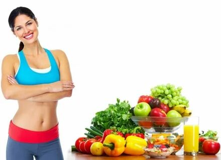 Useful products and a sports girl